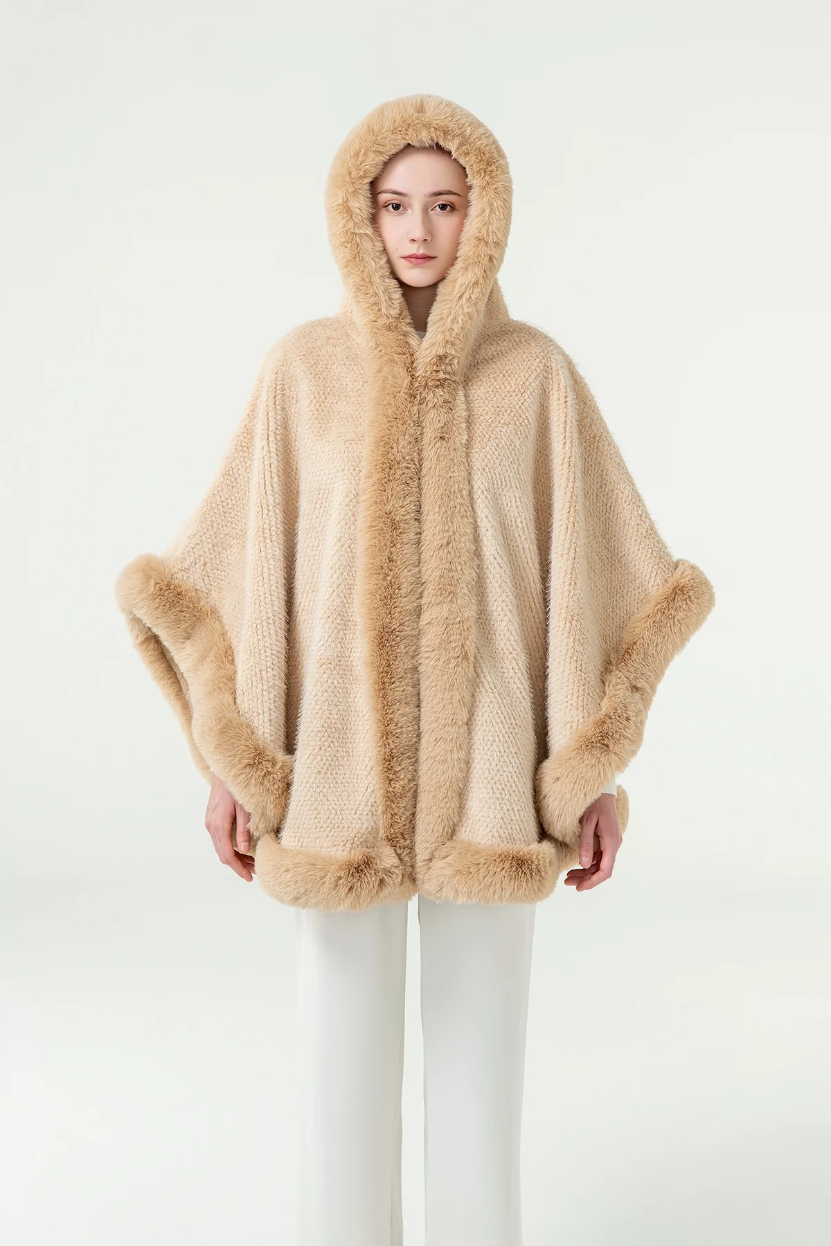 Cashmere Poncho 2